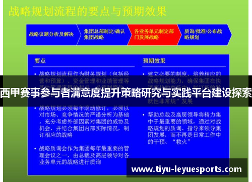 西甲赛事参与者满意度提升策略研究与实践平台建设探索 西甲赛事参与者满意度提升策略研究与实践平台建设探索